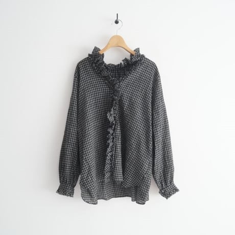 2024AW / journal standard luxe / リファイン フリルブラウス / 24050440020040 / 2504-0523