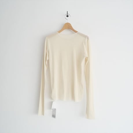 2025SS今季・人気完売品 / 未使用 / Plage / Mesh Sheer ロンT / 25070922109110 / 2505-0530