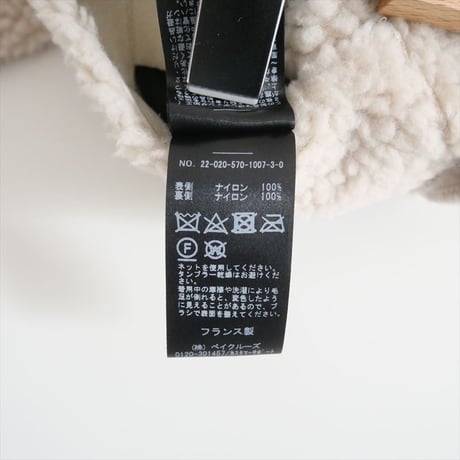 2022AW / Lou Andrea / Mouton Fake Hood Coat / 22020570100730 / 2409-0119