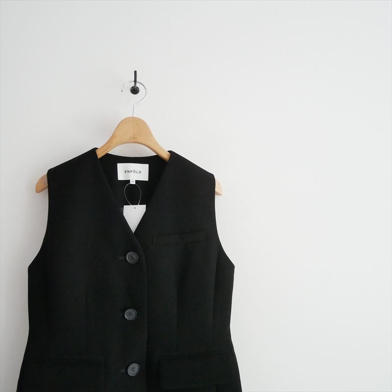 2026SS今季 ENFOLD V-NECK VEST 300JS130-1301 2606-