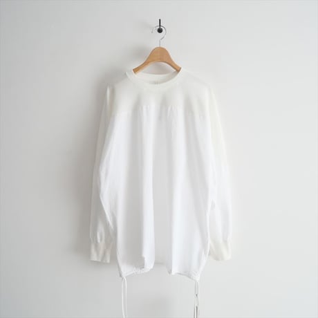 2024SS今季 / Curensology / ＜&RC＞ワッフルフットボールTシャツ / 996905 / 2406-0042