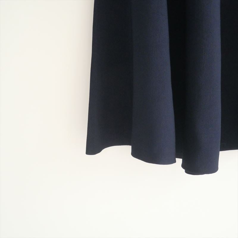 2025 / 未使用 / anuans / ダブルフェイスニットフレアワンピース