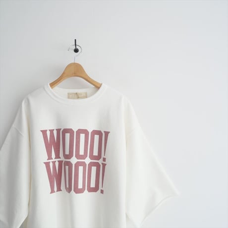 2025SS今季・人気完売品 / 未使用 / AP STUDIO別注 / R JUBILEE / ハーフスリーブスウェット(WOOO) / 25070587004210 / 2505-2177