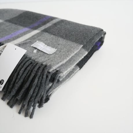 継続販売品 / Joshua Ellis / カシミヤブラックスウォッチストール 70×190 / 2501-2009