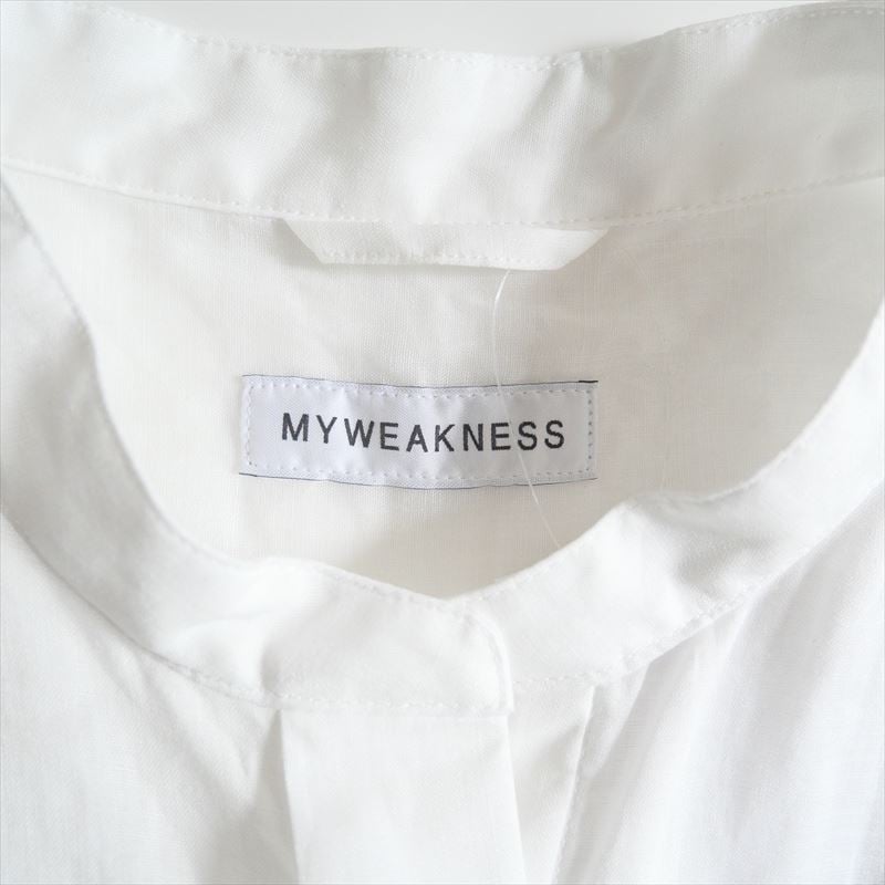 2024SS / 未使用 / MY WEAKNESS / Emma 半袖ラミーシャツ / 8-