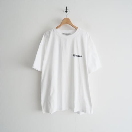 2023SS / journal standard luxe / SUNDAY プリントT / 23070440044020 / 2311-0263