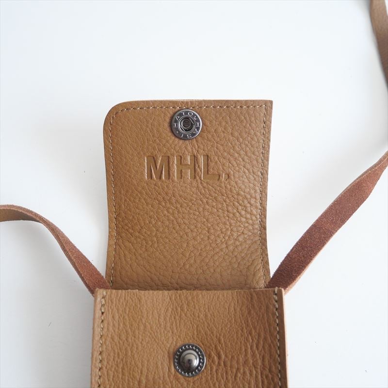 2024SS今季 / MHL. / GRAIN LEATHER レザーミニショルダー / 59 2024SS今季 / MHL. / GRAIN LEATHER レザーミニショルダー / 59