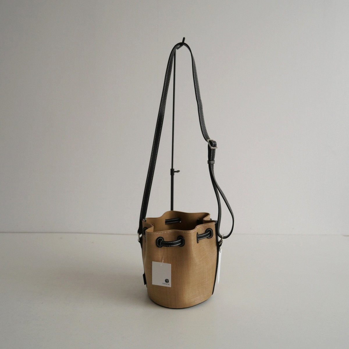 極美品✨VASIC トゥモローランド別注クラブミニラフィア本革2023SS