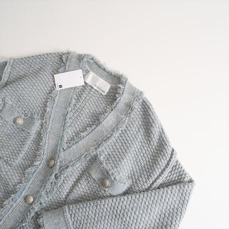 2024AW・人気完売品 / Whim Gazette / TWEEDYニットジャケット / WGZ1041107A0007 / 2503-0987