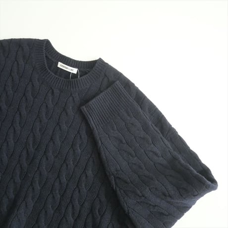2022AW / DEUXIEME CLASSE / Cropped Cable プルオーバー / 22080500806030 / 2402-0419