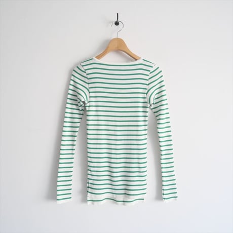 2022SS / 未使用 / Ron Herman別注 / AURALEE / RIB BOAT NECK L/S TEE / A22SB01RH / 2501-0821