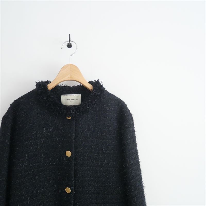 2023 / UNITED ARROWS / ファンシーツイード ノーカラー