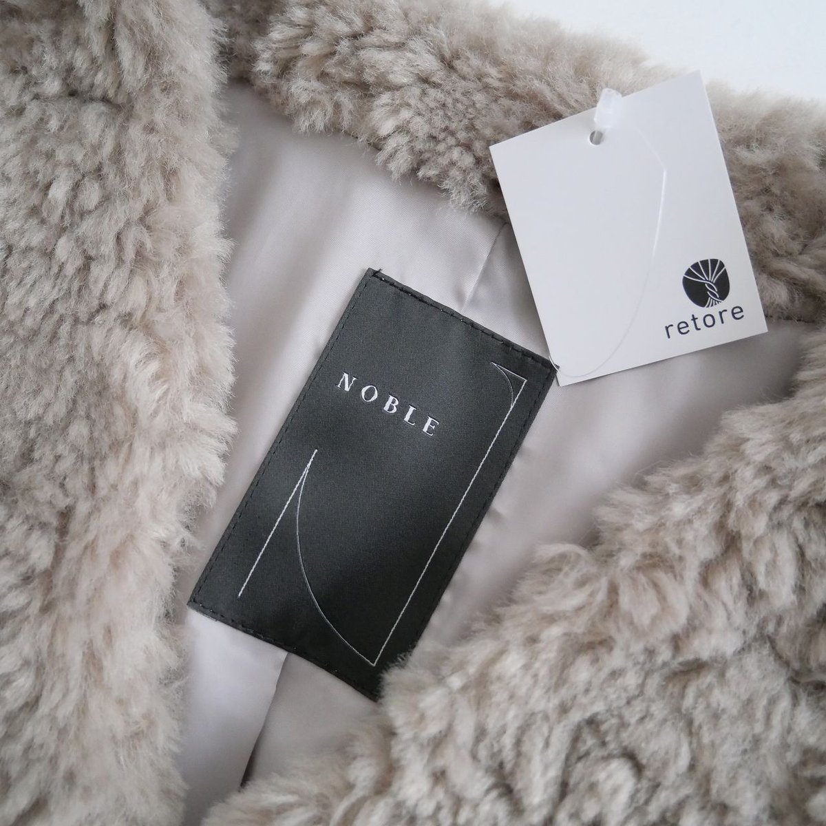 NOBLE☆リッチフェイクボアジレ 2023AW今季 / NOBLE / リッチフェイクボアジレ / 23010240102030