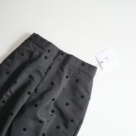 未使用 / maison de Dolce. / フロッキードットパンツ / mddp2901bkm / 2505-0829