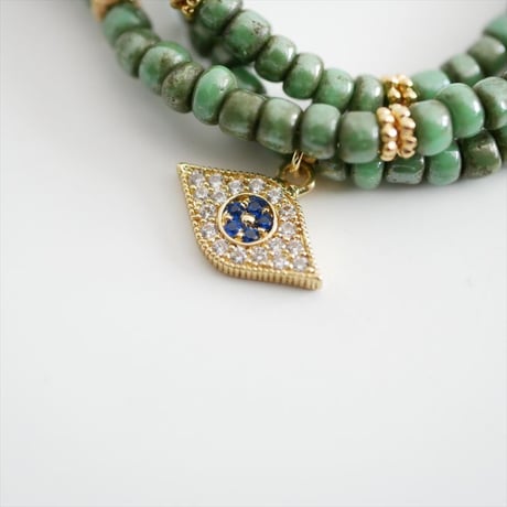2025・人気完売品 / 未使用 / MUSE de Deuxieme Classe購入品 / TAI GREEN TURQUOISE 3 ブレスレット / 2605-0474