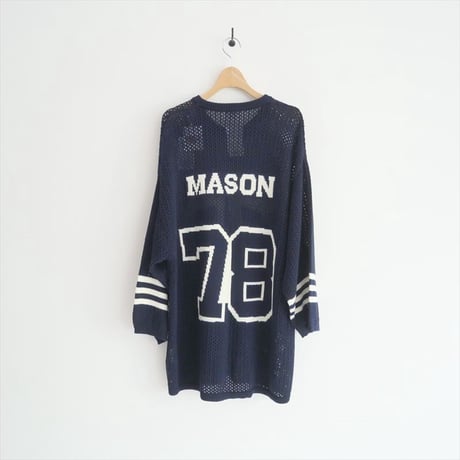 2025SS今季・人気完売品 / 未使用 / MASON別注 / DEUXIEME CLASSE / athletic wear MASON MESH KNIT / 2506-0061