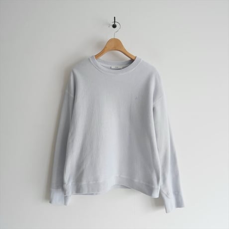継続販売品 / ATON / NATURAL DYE URAKE OVERSIZE SWEAT SHIRT / KKAGSM6951 / 2411-1316