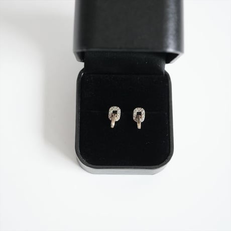 KAORU / My presious square diamond pierce / 2412-0636