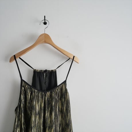 2024SS今季 / CITYSHOP / GOLD LAME DRESS：ワンピース / 24040042847010 / 2404-0523