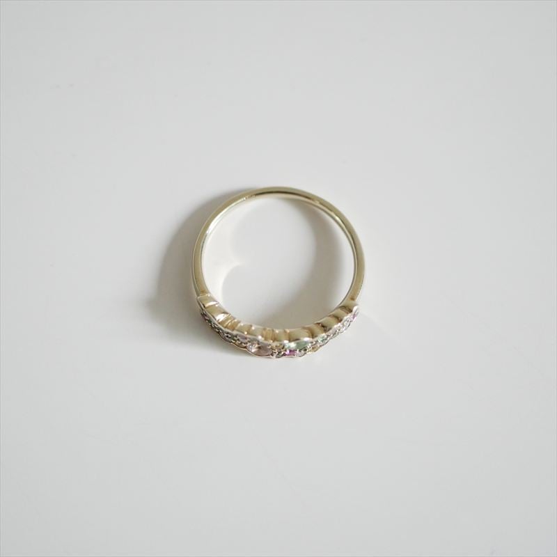 パーセルジュエリー 限定カラー シュシュ K10 シャンパンゴールド 2025SS 横浜店限定 PARCELLE JEWELRY K10 シュシュリング PAR-6