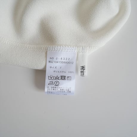 2024SS・人気完売品 / Whim Gazette / Vガゼットノースリーブプルオーバー / WGZ1041504A0012 / 2503-0999