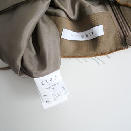 2023AW / ETRE TOKYO / カットオフロングサススカート / 1223521080 / 2405-0144