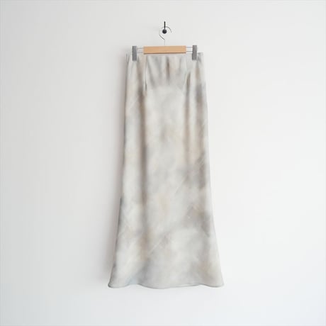 2026SS今季 / louren blurred print narrow skirt lo261-61 / 2605-1052