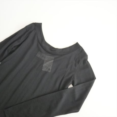 2024SS / JANE SMITH / SHEER WIDE NECK PULLOVER / 24SCT-#327L / 2409-0409