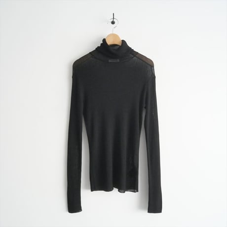 2023AW / DEUXIEME CLASSE / Sheer Rib タートルネックプルオーバー / 23080500803030 / 2411-0667