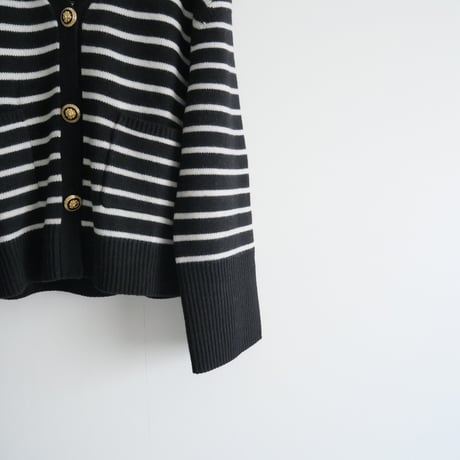 2022AW / L'Appartement / GOLD BUTTON V/N CARDIGAN / 22080560102530 / 2311-1316