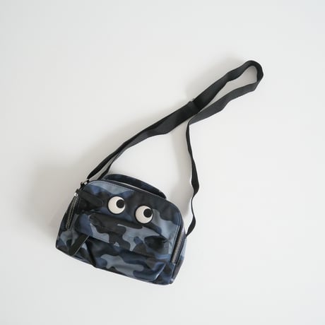 ANYA HINDMARCH / Crossbody Ppuch Eyes Camo Marine Recycled Nylon / 162449 / 2402-2128