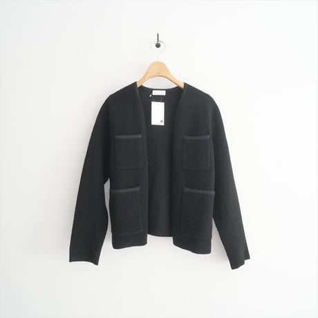 〇継続販売品 / Ballsey / TOMORROWLAND / ウールナイロンブークレー フロントオープンカーディガン / 11022402703 / 2507-0946