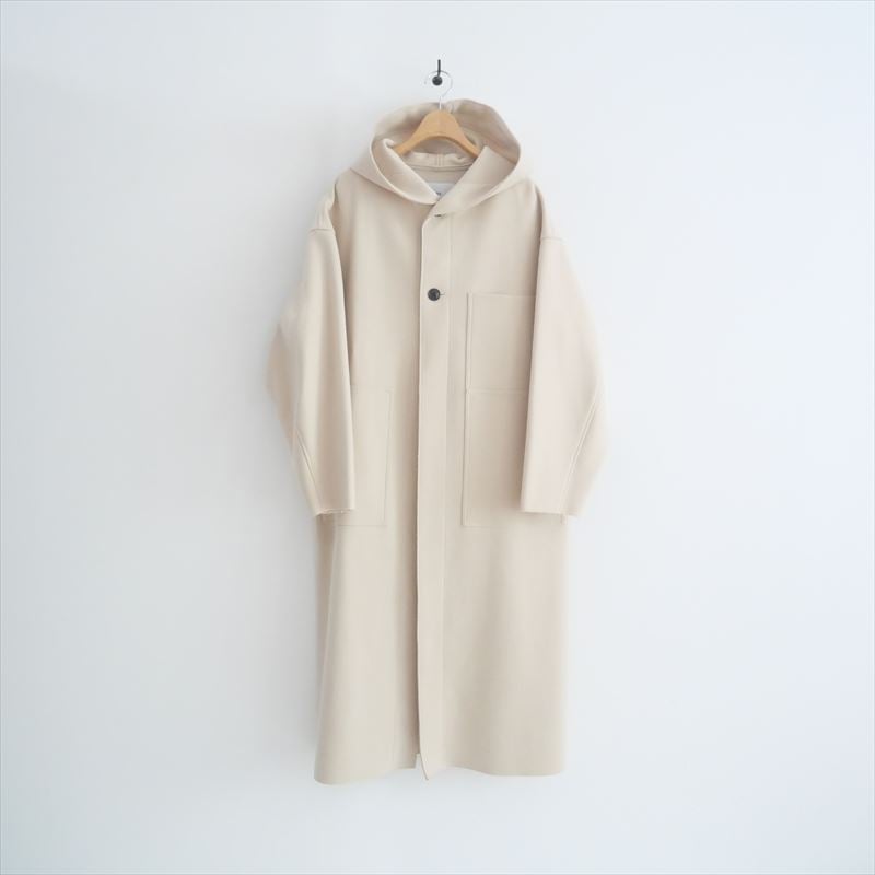 〇2022AW / HYKE / MELTON HOODED WORK COAT / 1735