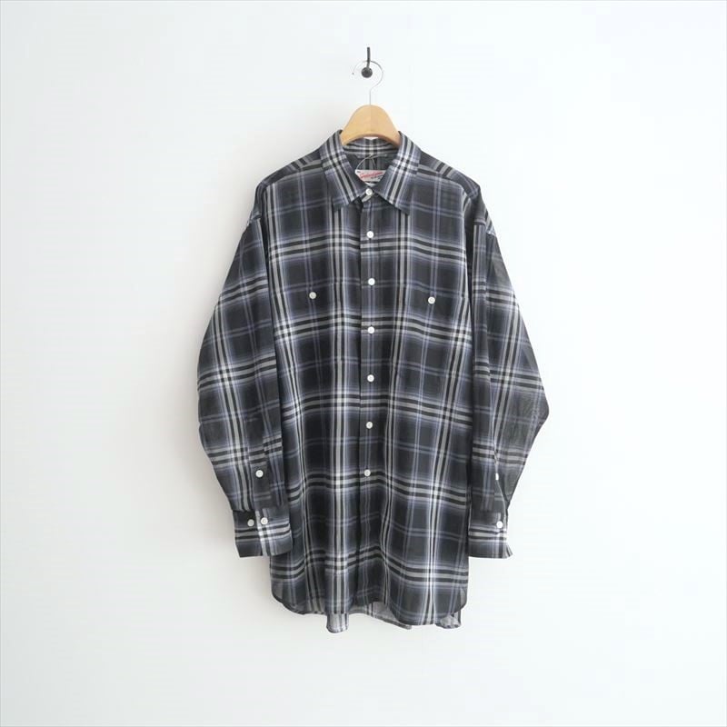 【美品】Spick&Span/コットンボイルチェックシャツ Spick & Span コットンボイルチェックシャツ ブラックベース