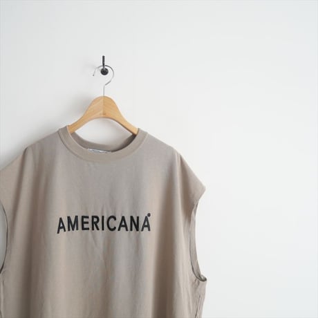 2022SS / 未使用 / Americana / ノースリーブサイドジッププルオーバー / 221201050 / 2310-1262