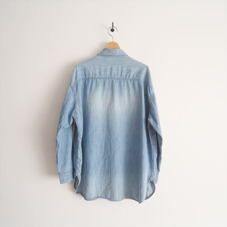 2022AW / 未使用 / Plage / 製品加工デニムシャツ / 22050922104040 / 2411-0569