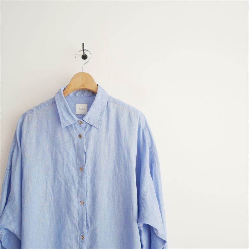 継続販売品 / 未使用 / SPICK&SPAN 80リネンカシュクール ビッグシャツ