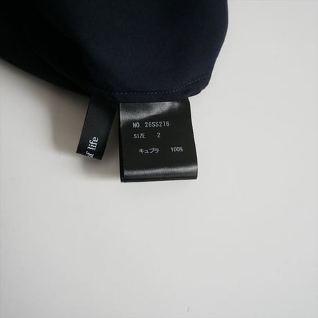 2026SS今季・人気予約品 fruits of life キュプラセーラーカラーシャツ 26SS276 2606-0338