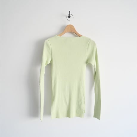 2022SS / 未使用 / Ron Herman別注 / AURALEE / RIB BOAT NECK L/S TEE / A22SB01RH / 2501-0820