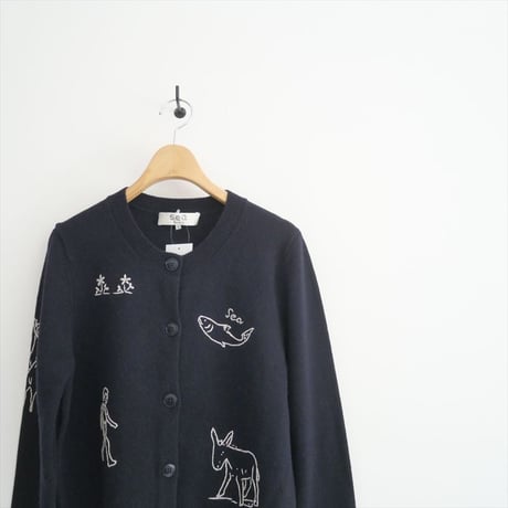 〇継続販売品 / TOMORROWLAND購入品 / sea NEW YORK / DEMI FRENCH WORKWEAR KNIT CARDIGAN / 2505-0594