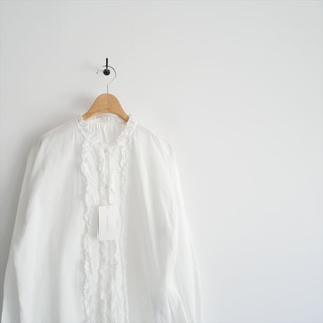 2025SS / 未使用 / journal standard luxe / CLワッシャー フリルブラウス / 25050440002010 / 2603-0143