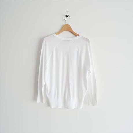 未使用 / JOHN SMEDLEY / Vネックカーディガン3/4SLEEVE / S4062 / 2508-2177
