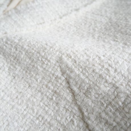 2022AW / DEUXIEME CLASSE / TWEED カーディガンジャケット WHT(DEU) / 22010500408030 / 2402-0786