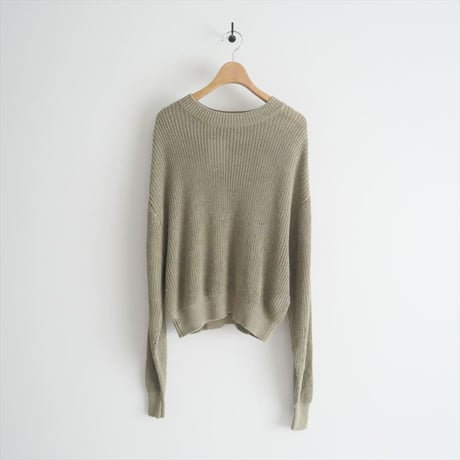 2022SS / L'Appartement / Linen Boys Knit / 2400-0272
