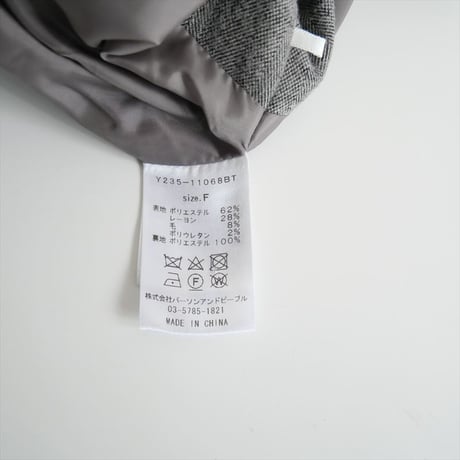 2023AW / YENN / WOOL BUSTIER PO / Y235-11068BT / 2411-0681