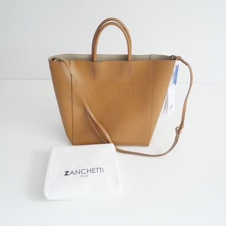 未使用 / HELIOPOLE購入品 / ZANCHETTI / ロゴトートバッグ / 2404-1057