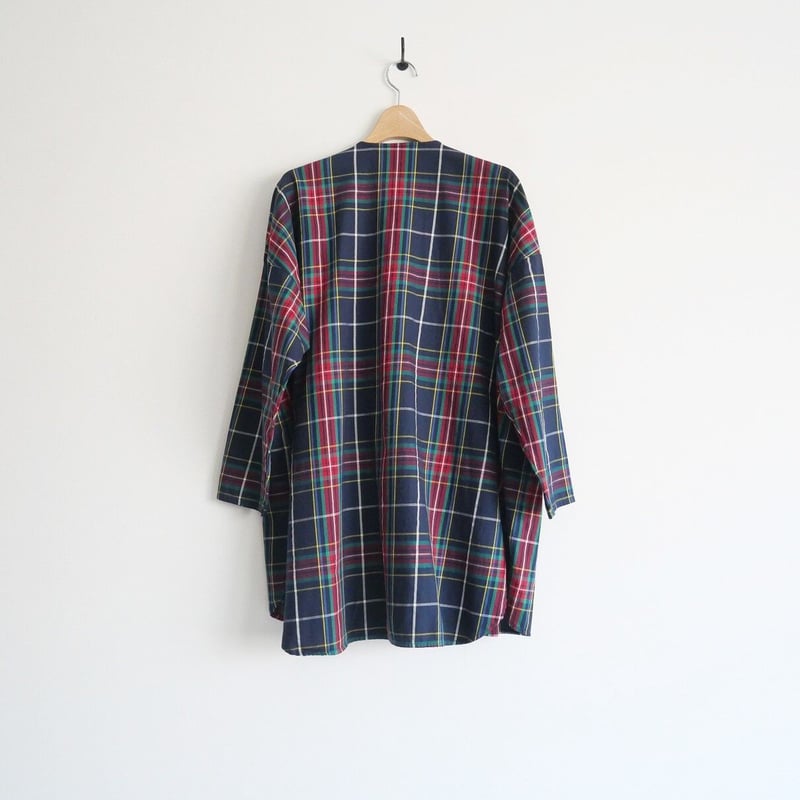 2021AW / mizuiro ind / タータンチェックピンタックチュニック  