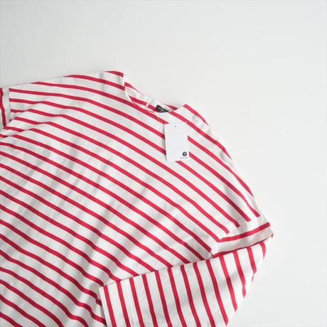 2024 / TSURU ByMARIKOOIKAWA Plain / Plainボーダーカットソー / BL-2242170 / 2505-0519