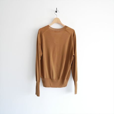 〇2024AW / 未使用 / IENA / 18GプレーンVネックプルオーバー / 24080900369030 / 2504-1131