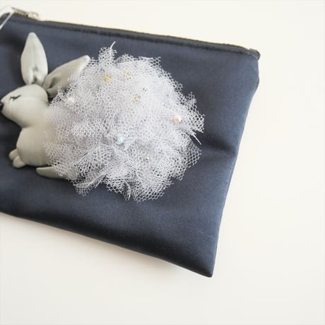 未使用 / LUDLOW / Flat pouch (Rabbit) / 2504-0087